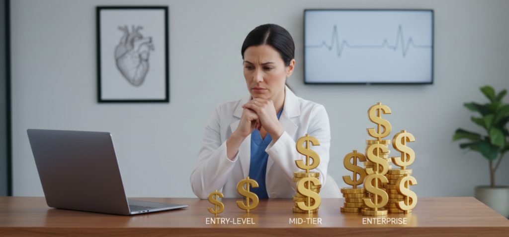 Entry-Level vs Mid-Tier vs Enterprise EHR Costs