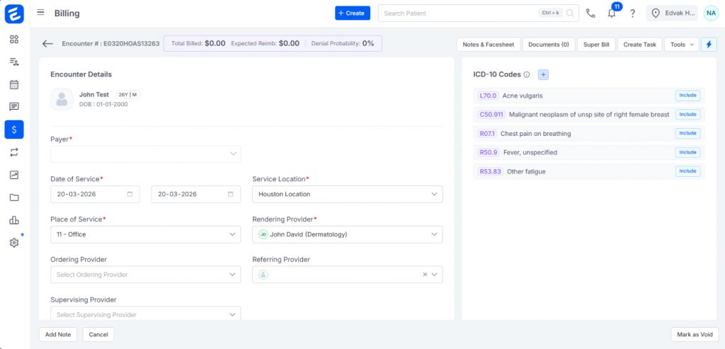 ICD-10 and CPT code automation